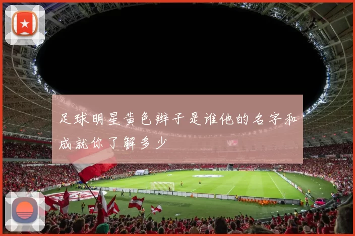 足球明星黄色辫子是谁他的名字和成就你了解多少
